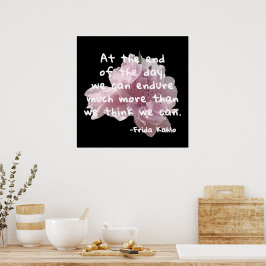 Citat från Berömdar - Frida Kahlo Poster
