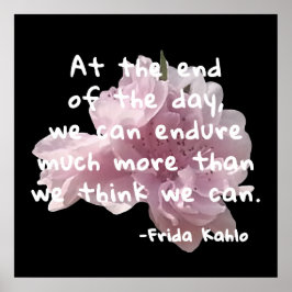 Citat från Berömdar - Frida Kahlo Poster