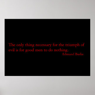 Citat från Burke Poster