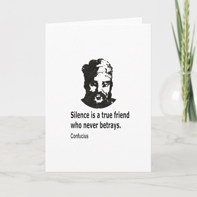 Citat från Confucius Kort (Framsida)
