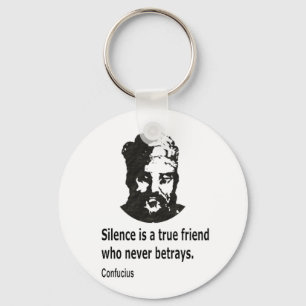 Citat från Confucius Nyckelring