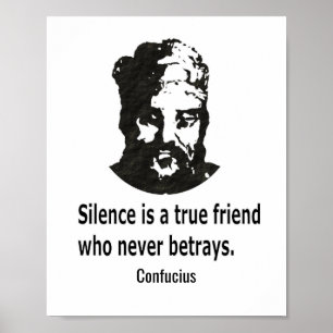 Citat från Confucius Poster
