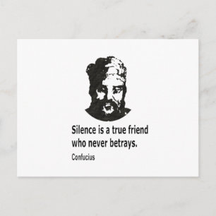 Citat från Confucius Vykort