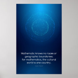 Citat från David Hilbert - Math Poster