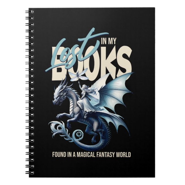 Citat från Dragon och Fairy & Fantasy bok älskare Anteckningsbok (Framsidan)