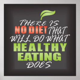 Citat från en sund livsstil poster