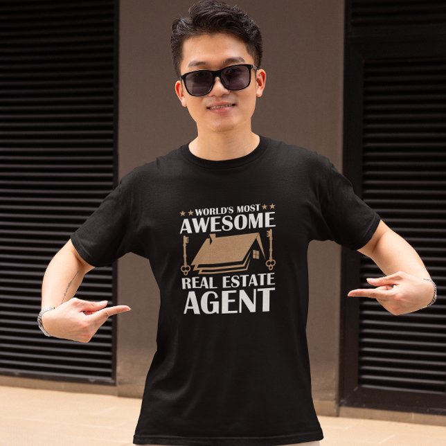 Citat från Fantastisk Real Gods Agent T Shirt (awesome real estate agent realtor t shirt)