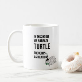 Citat från Funny TURTLE älskare Kaffemugg