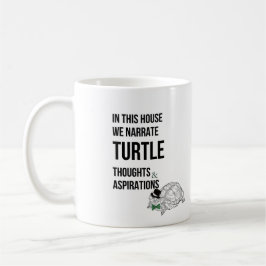 Citat från Funny TURTLE älskare Kaffemugg