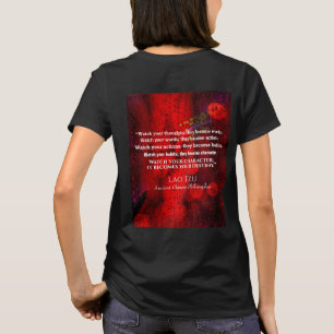 Citat från gammal kinesisk filosof t shirt