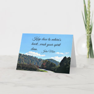 Citat från John Muir: Behålla nära naturens hjärta Kort