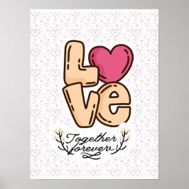 Citat från kärlek för alltid tillsammans poster