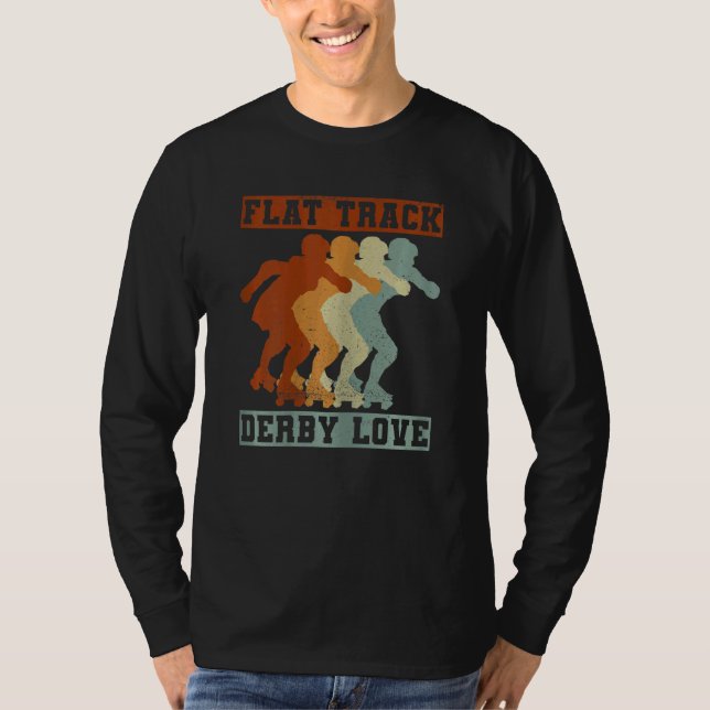 Citat från Kärlek från Womens Flat Track Derby til T Shirt (Framsida)