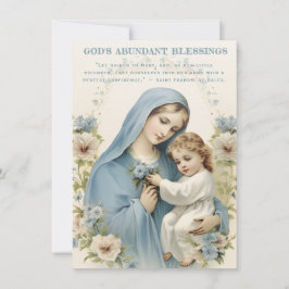 citat från katolska Mary och Jesus Blommigt Andlig