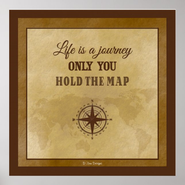 Citat från Lifes Direction inspirational Andlig Poster (Framsidan)