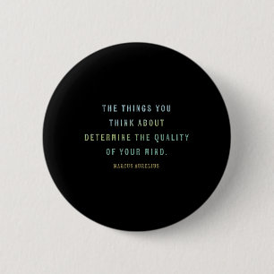 Citat från Marcus Aurelius, Mindset Motivational Q Knapp