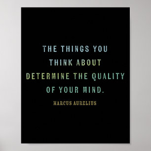Citat från Marcus Aurelius, Mindset Motivational Q Poster