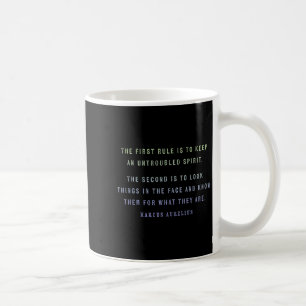 Citat från Marcus Aurelius Stoic, Mindset Motivati Kaffemugg