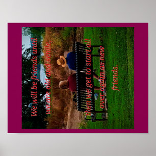 Citat från några gamla vänner som växer tillsamman poster