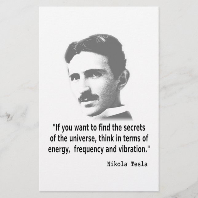 Citat från Nikola Tesla (Framsida)