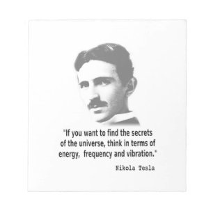 Citat från Nikola Tesla Anteckningsblock