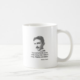 Citat från Nikola Tesla Kaffemugg