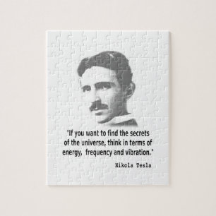 Citat från Nikola Tesla Pussel