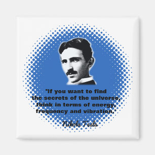 Citat från Nikola Tesla T-Shirt Magnet