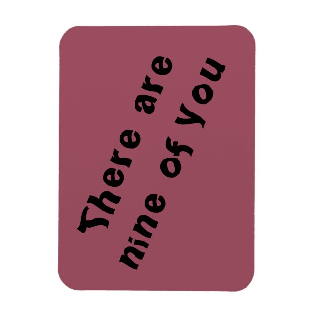 citat från Orphan Black: nio av er Magnet (Vertikal)