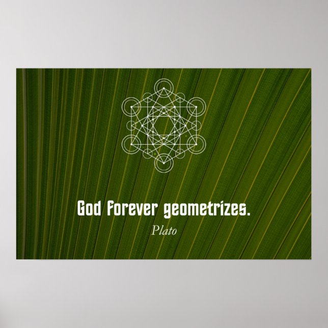 Citat från Plato Poster (Framsidan)