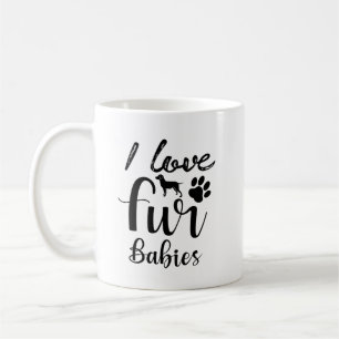 Citat från sällskapsdjur: I Kärlek Päls Spädbarn Kaffemugg