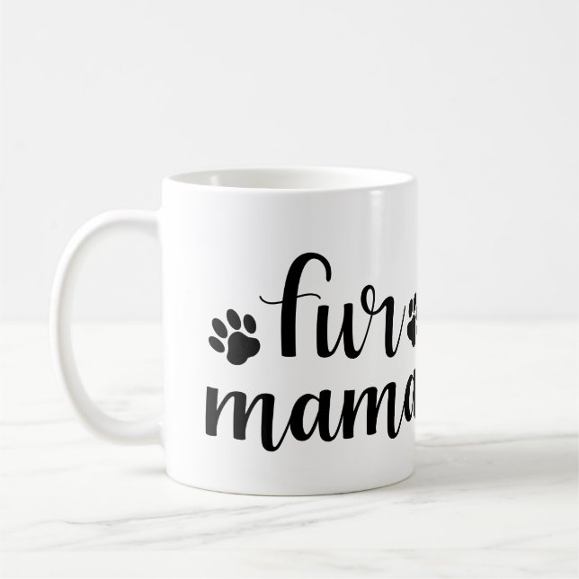 Citat från sällskapsdjur: Päls Mamma Kaffemugg (Vänster)