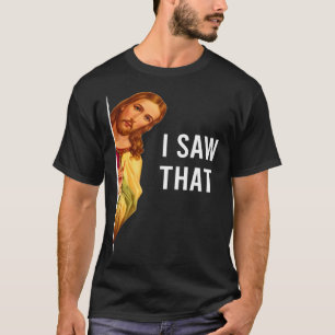 Citat Jesus Memine jag såg att kristen T Shirt
