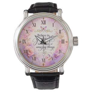Citat klockdesign   Feminint anpassat tidstidspres Armbandsur