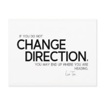 Citat: Lao Tzu: Byt riktning