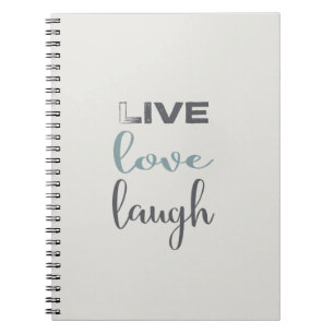 Citat Live Kärlek Laugh Anteckningsbok