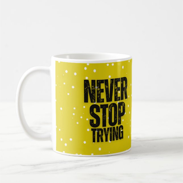 Citat Mugg / Motiverande citattecken Mugg (Vänster)