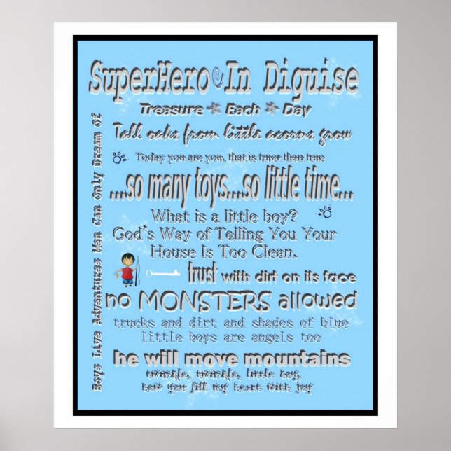 Citat och Ord Boys Room Tunnelbanan Art Poster (Framsidan)