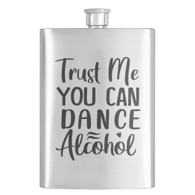 Citat om alkohol fickplunta (Framsidan)