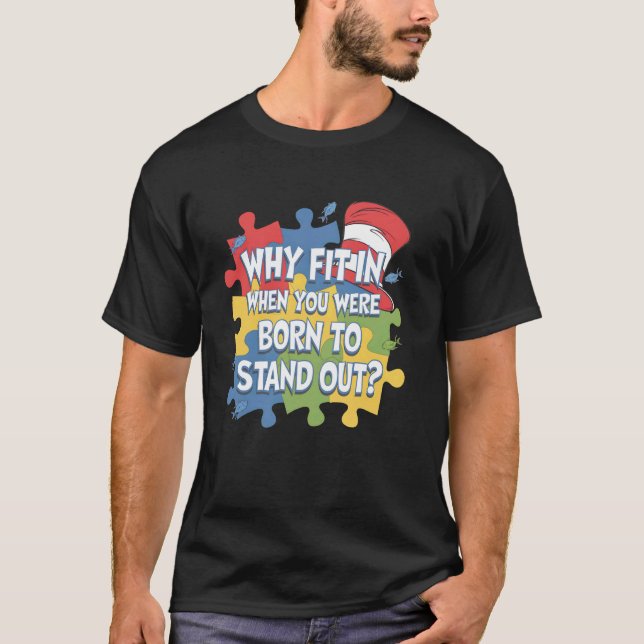 Citat om autismmedvetenhet t shirt (Framsida)