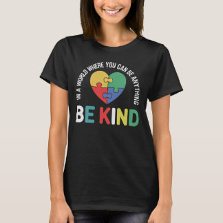 citat om autismmedvetenhet vänlighet autismdagen t shirt