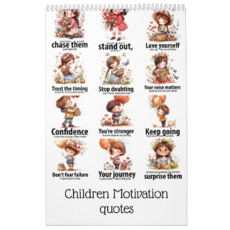Citat om barns motivation kalender