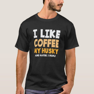 Citat om hunddjur för en kaffe sibirisk husky t shirt