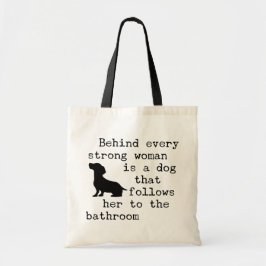 Citat om hundhumor - Dachshund Tygkasse