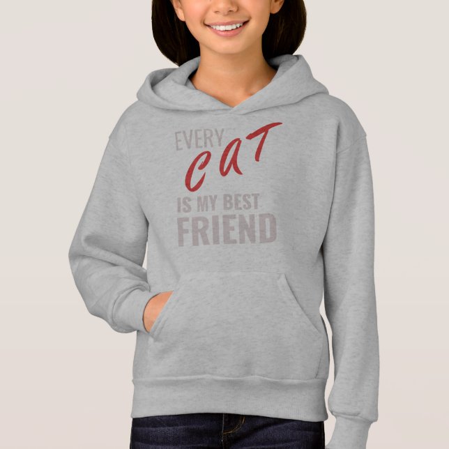 citat om kattvänner t shirt (Framsida)