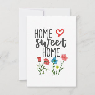 Citat om Lycka Hem Ljuva Hem Blommor Tack Kort