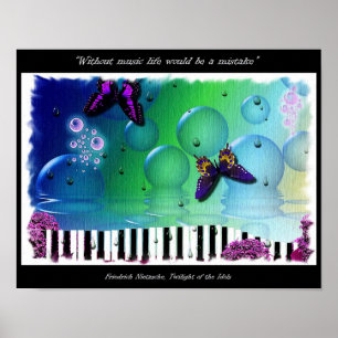 Citat om musik poster