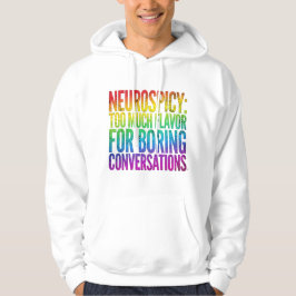 Citat om neurodiversitet med fet stil hoodie