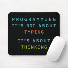 Citat om programmering för kodare och utvecklare musmatta