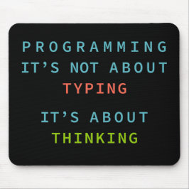 Citat om programmering för kodare och utvecklare musmatta